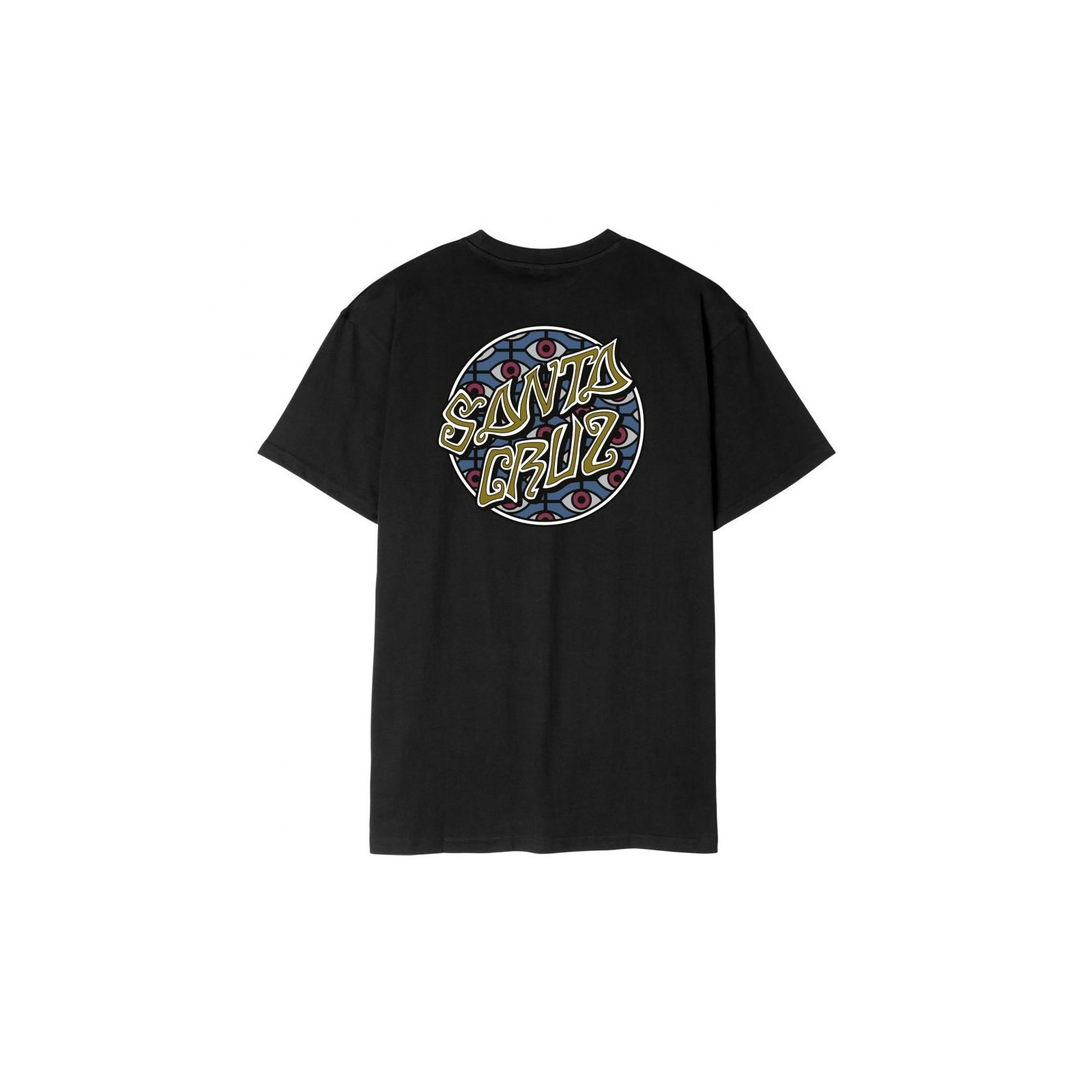 triko SANTA CRUZ - Salba Eyes Dot T-Shirt Black (BLACK)