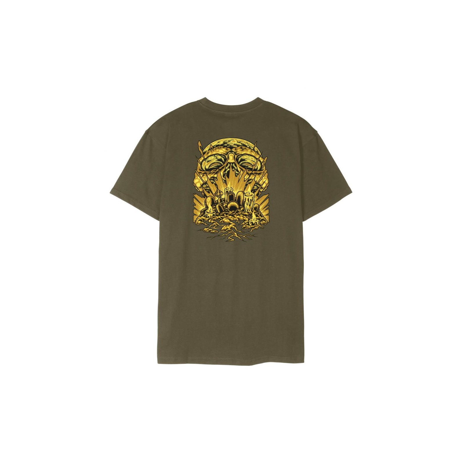 triko SANTA CRUZ - Pace Occult T-Shirt Uniform Green (UNIFORM GREEN) velikost: XL