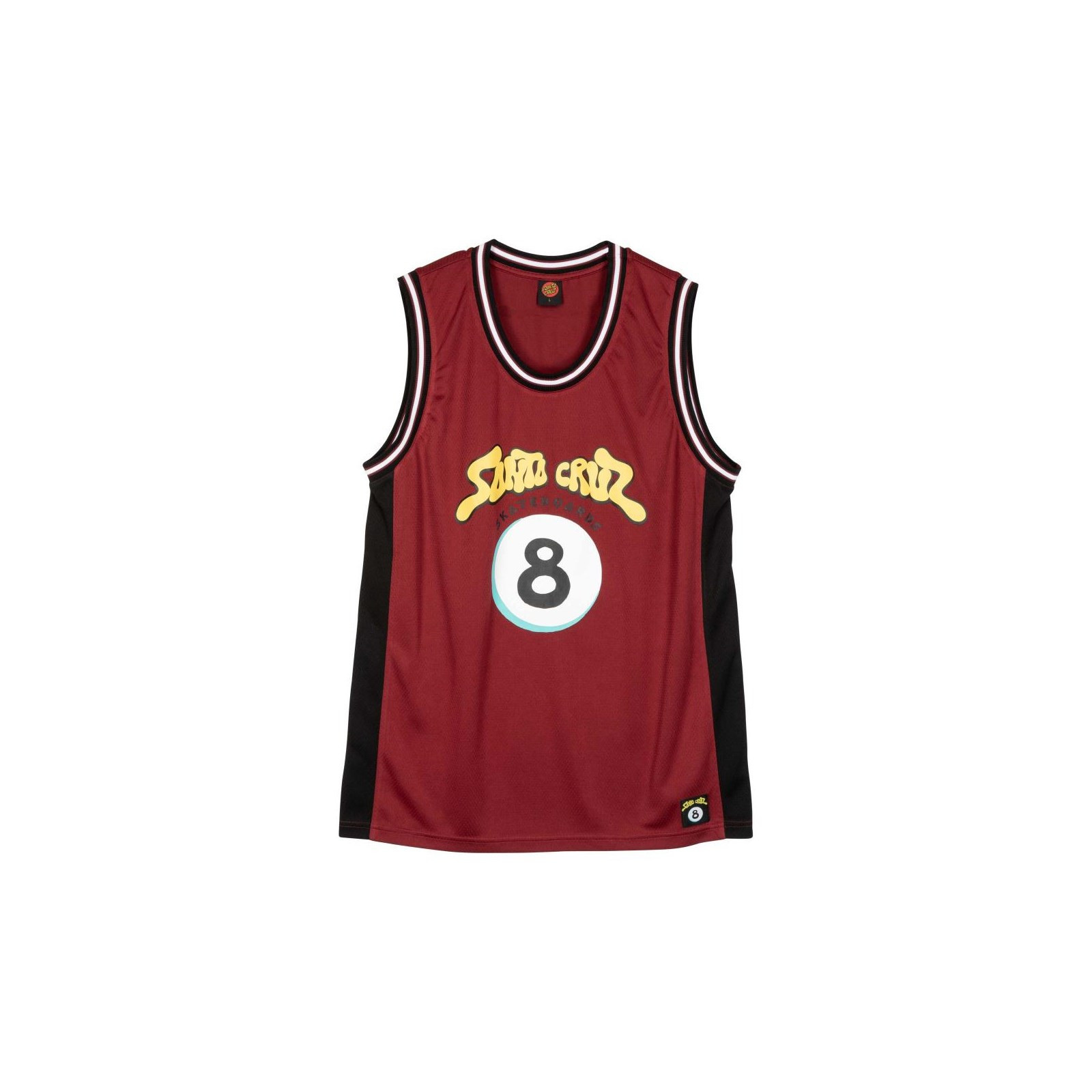 tílko SANTA CRUZ - Winkowski Ocho Mesh Vest Dark Rust/Black (DARK RUST BLACK)