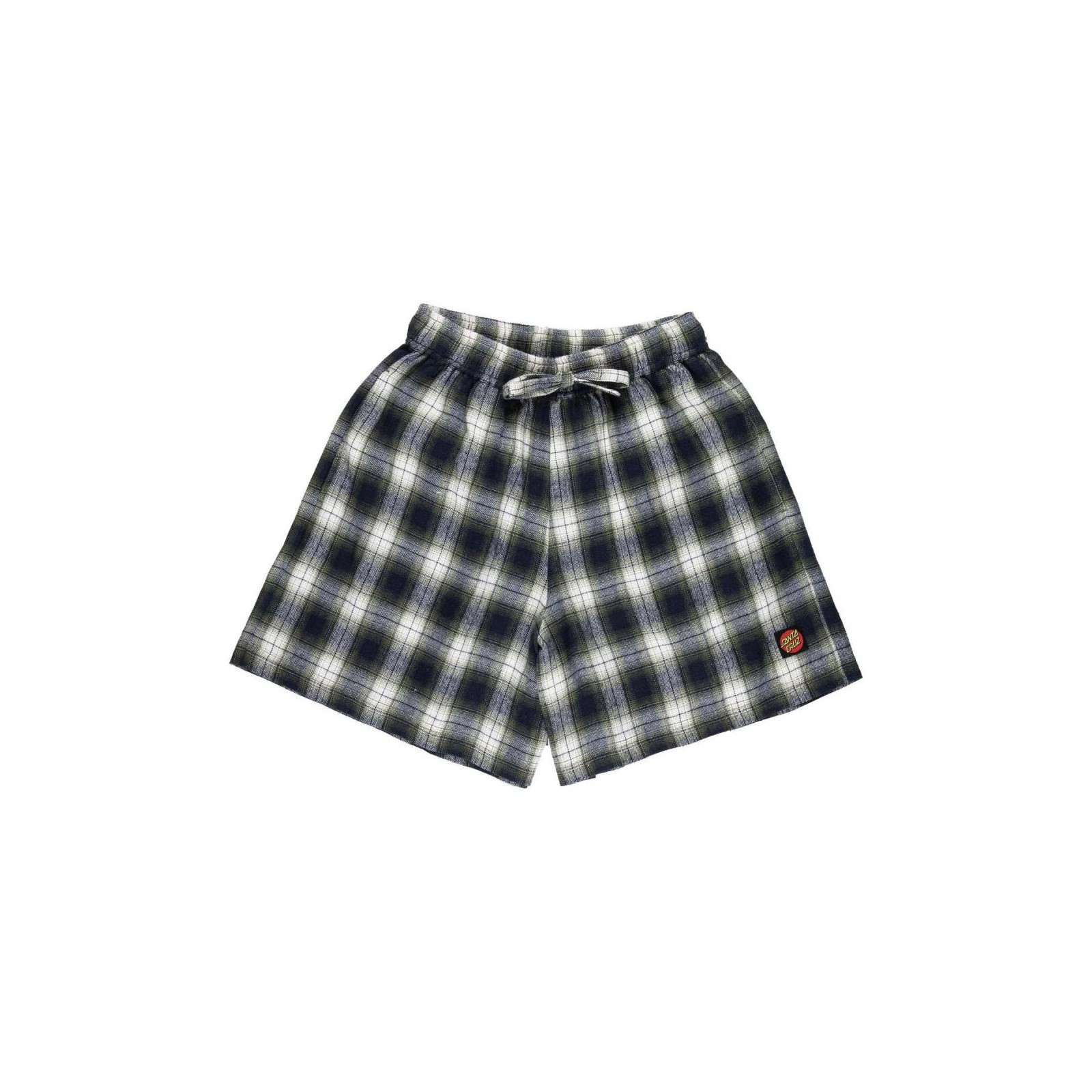 kraťasy SANTA CRUZ - Classic Check Shorts Navy/Green Check (NAVY GREEN CHECK)