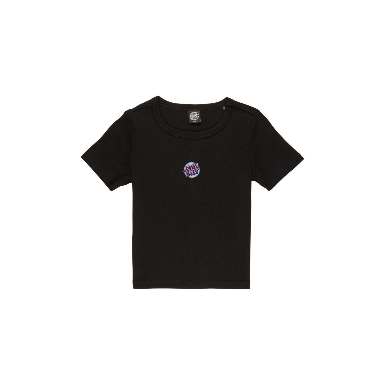 triko SANTA CRUZ - Other Dot Emb T-Shirt Black (BLACK)