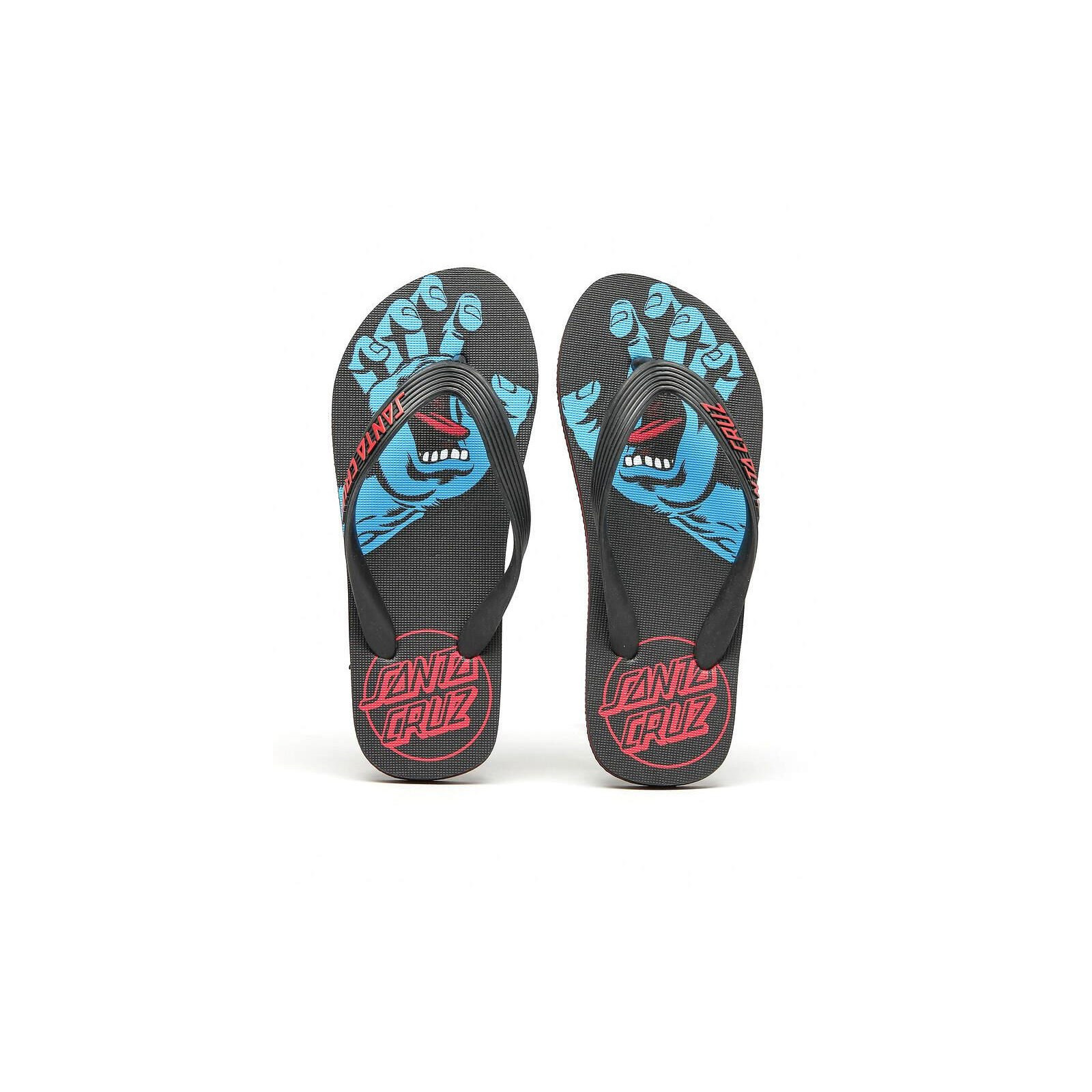 žabky SANTA CRUZ - Youth Screaming Hand Thong Black (BLACK)