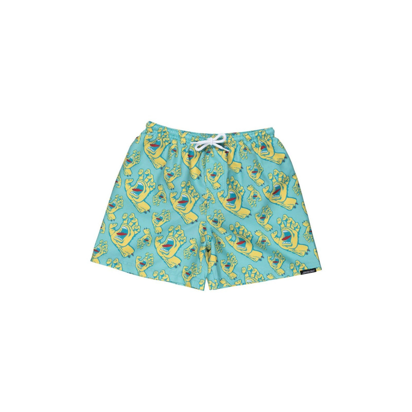 koupáky SANTA CRUZ - Youth Hands All Over Swimshort Pool Blue (POOL BLUE) velikost: 12-14