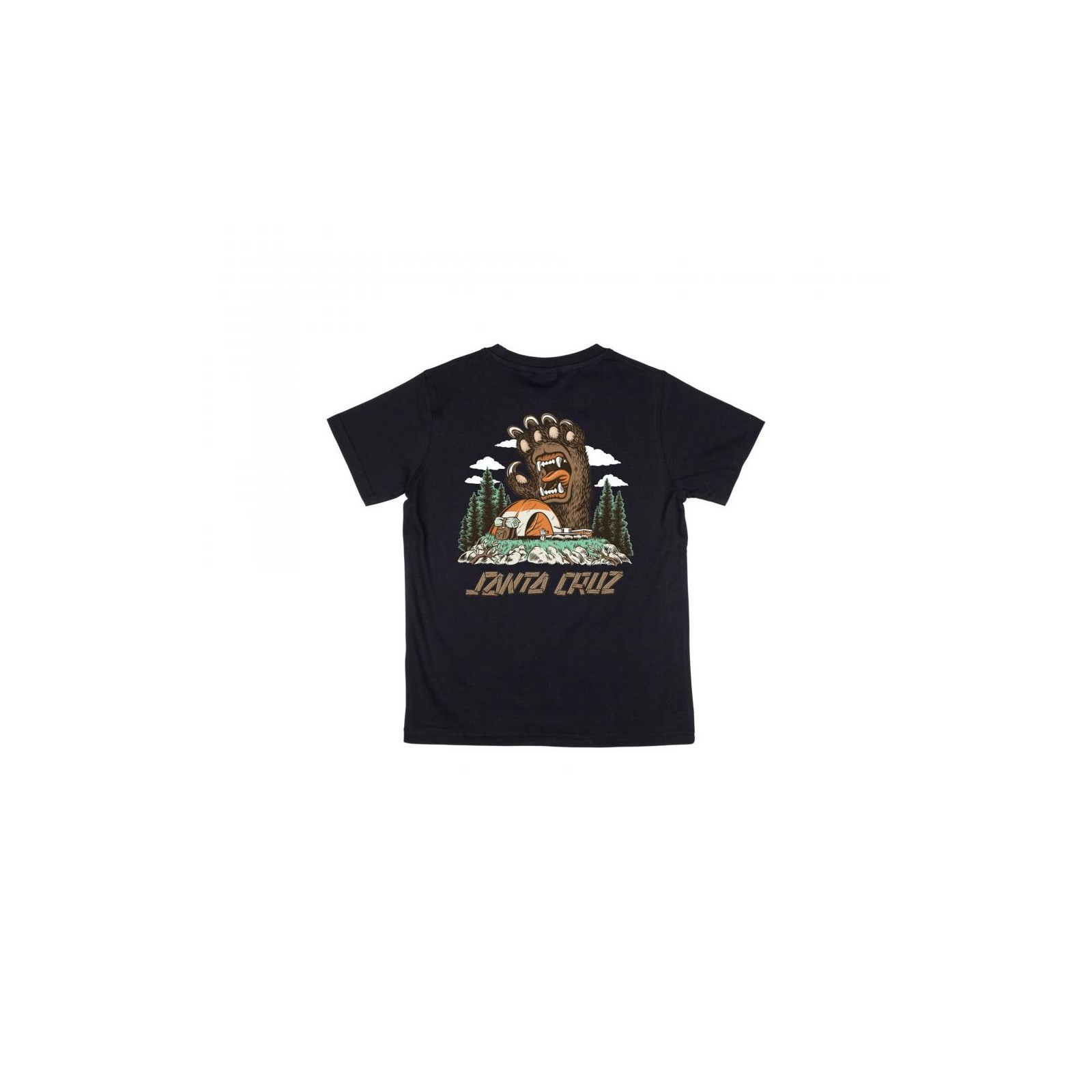 triko SANTA CRUZ - Youth Screaming Grizzly TShirt Black (BLACK)