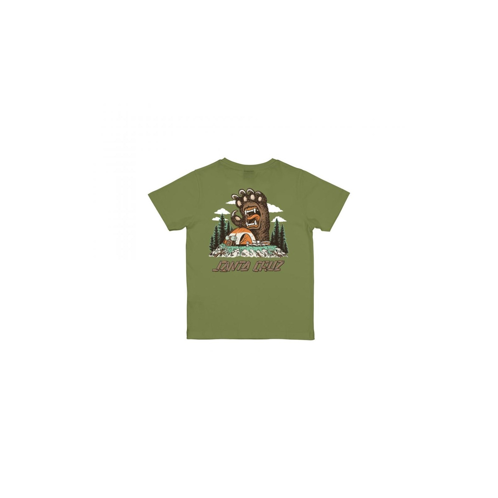 triko SANTA CRUZ - Youth Screaming Grizzly TShirt Iguana (IGUANA)