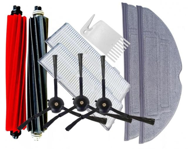 Alt. sada kartáčů, HEPA filtrů a mopů pro ROBOROCK S8, S8+, S8 Pro Ultra Xiaomi a mopy, 10ks