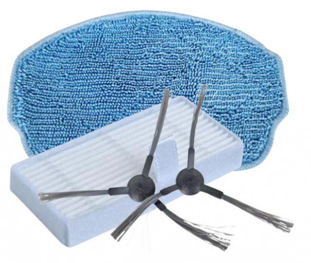 HEPA filtr, kartáčky a mop ETA Rover, Torro, Tesla Robostar iQ100, Conga 999, Nedis sada 4ks