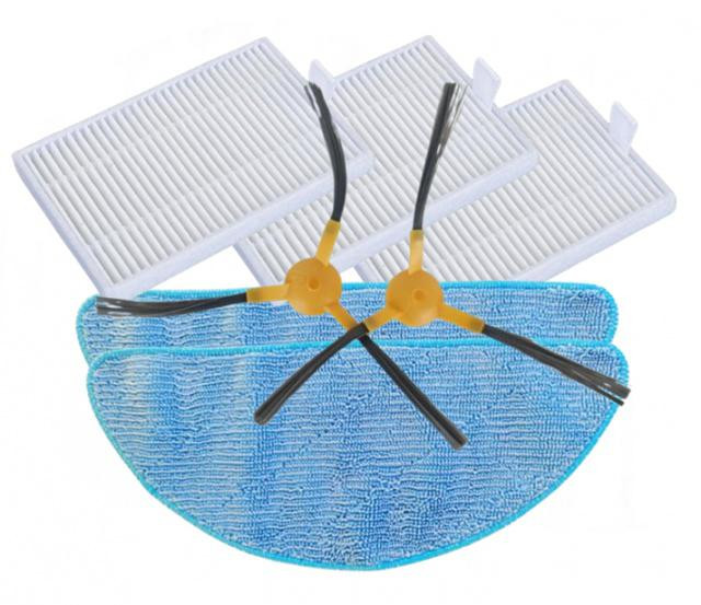 HEPA filtry, kartáčky a mop pro ETA Nico 2219, Blaupunkt, Evolveo, sada 7ks