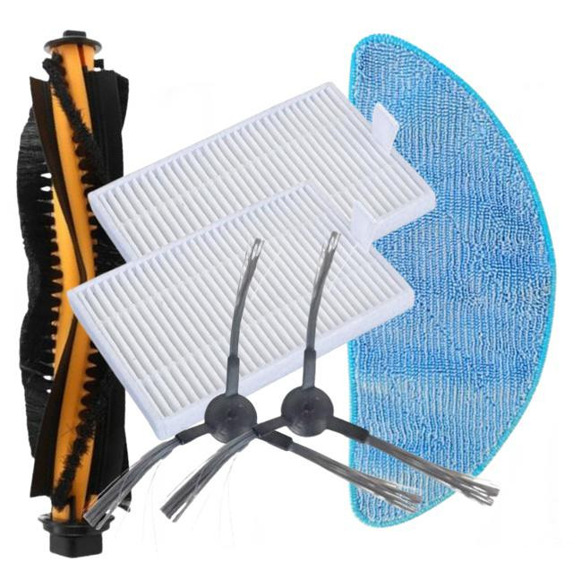 Alternativní sada kartáčů, HEPA filtrů a mopu pro TESLA AI200 6ks
