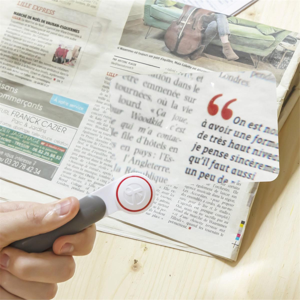 Weltbild Skládací čtecí lupa