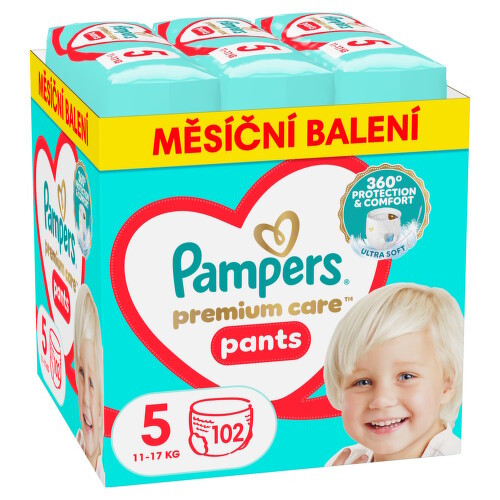 PAMPERS Pants Premium Care Monthly Box S5 102ks
