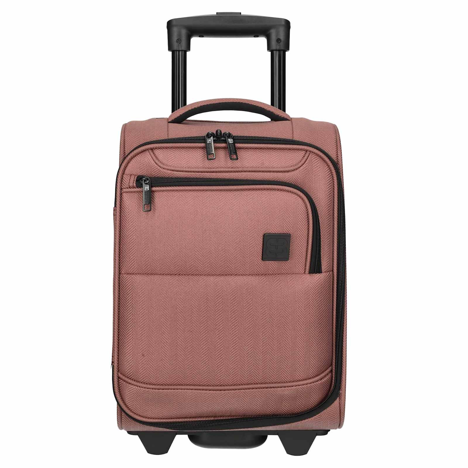 Kabinový cestovní kufr Enrico Benetti Oakvill - starorůžová 20l