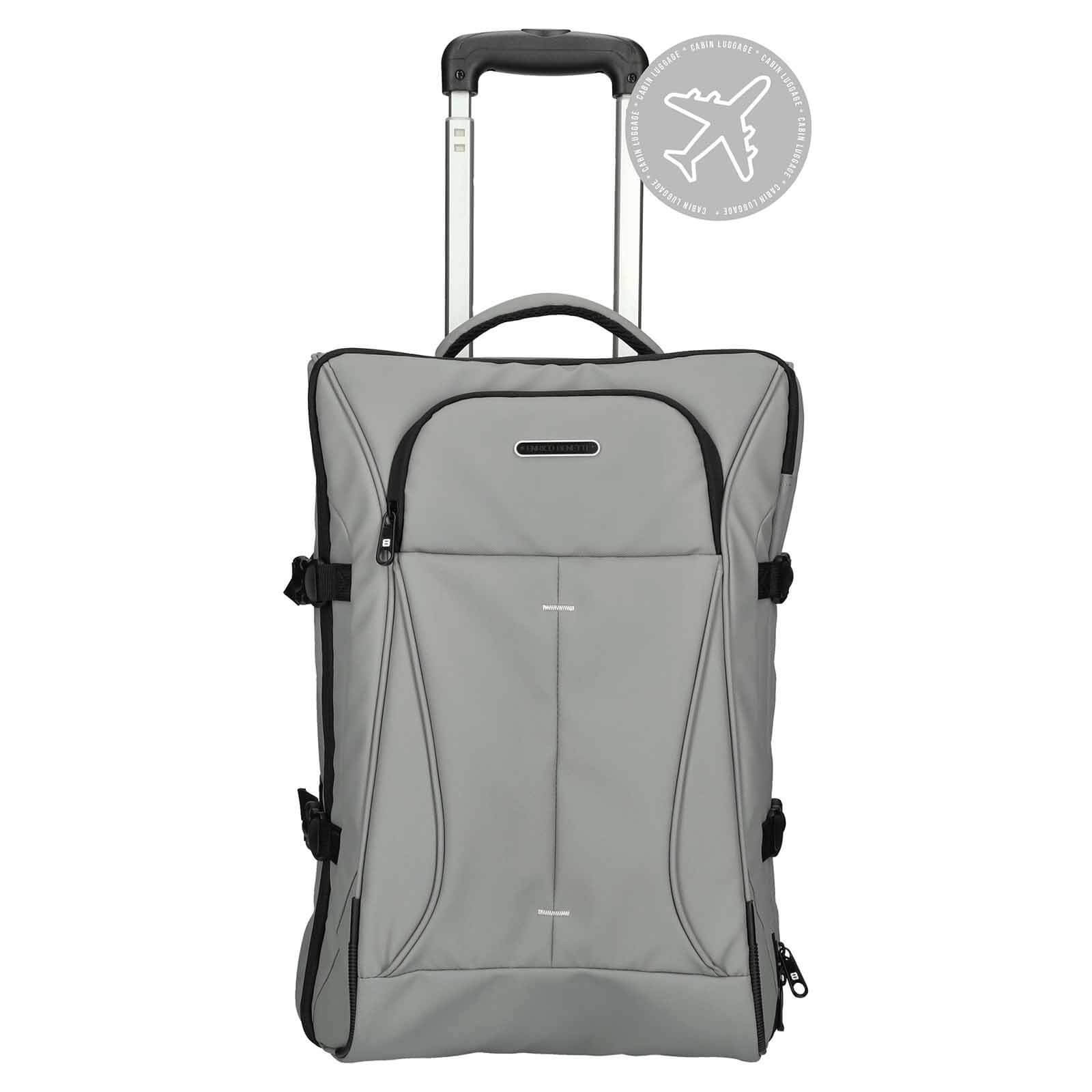 Kabinový cestovní kufr Enrico Benetti Nortem - šedá 35l