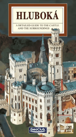 Hluboká - panoramatická mapa anglicky