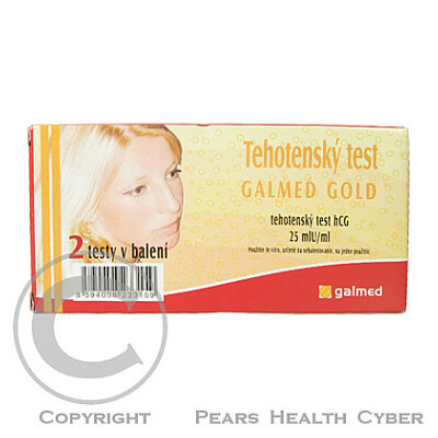 Těhotenský test hCG Gold 2ks Galmed