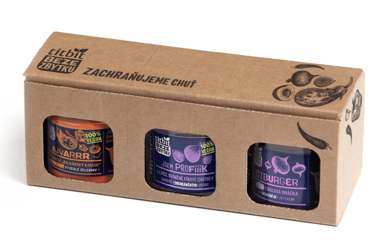 Dárkové balení chutney - Profííík, Ajvarrr, Ciburger Mild