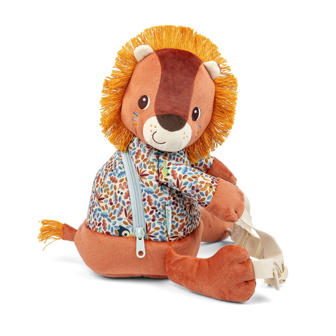 Lilliputiens - měkký batůžek - lev Jack