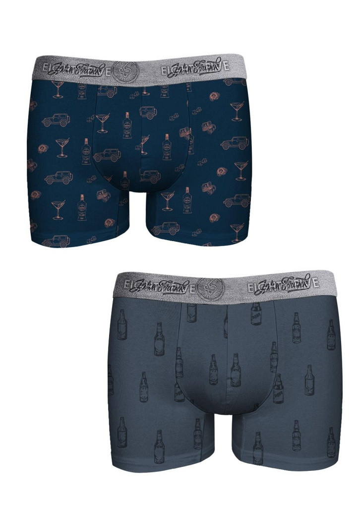 Pánské boxerky John Frank JF2BEF40 2PACK