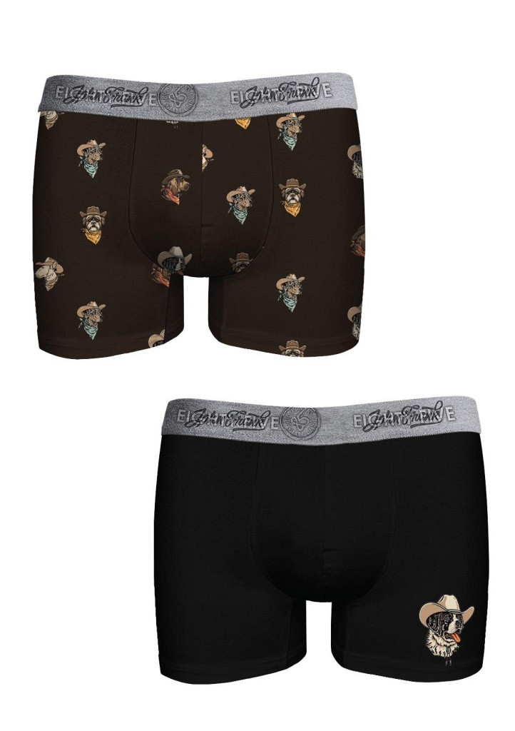 Pánské boxerky John Frank JF2BEF43 2pack