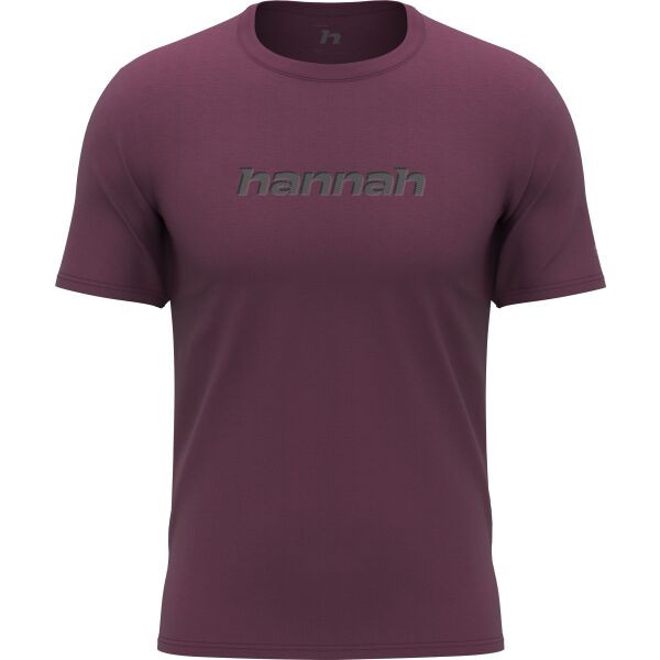 Hannah BINE Pánské tričko, vínová, velikost