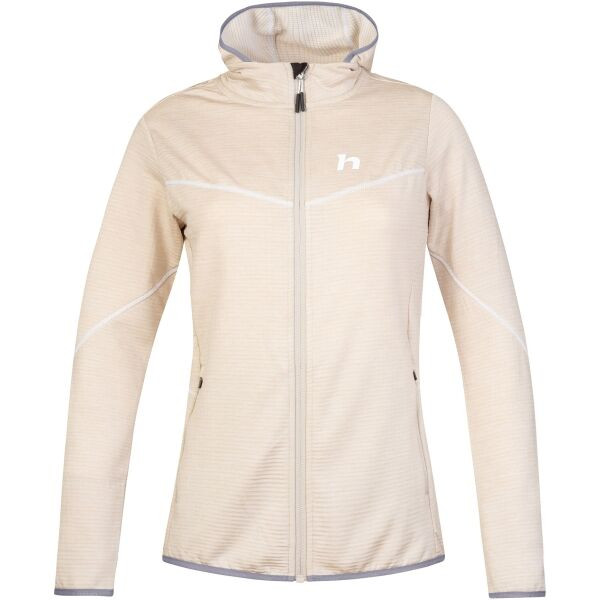 Hannah DAGNYS HOODY Dámská mikina, béžová, velikost