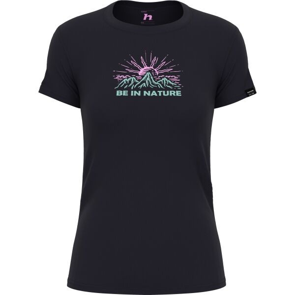 Hannah ADRIA Dámské tričko, černá, velikost