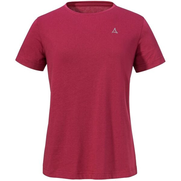 Schöffel T SHIRT HOHBERG Rychleschnoucí dámské tričko, vínová, velikost
