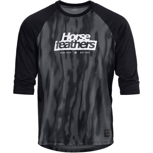 Horsefeathers SPIKE 3/4 Pánsky cyklodres, tmavě šedá, velikost