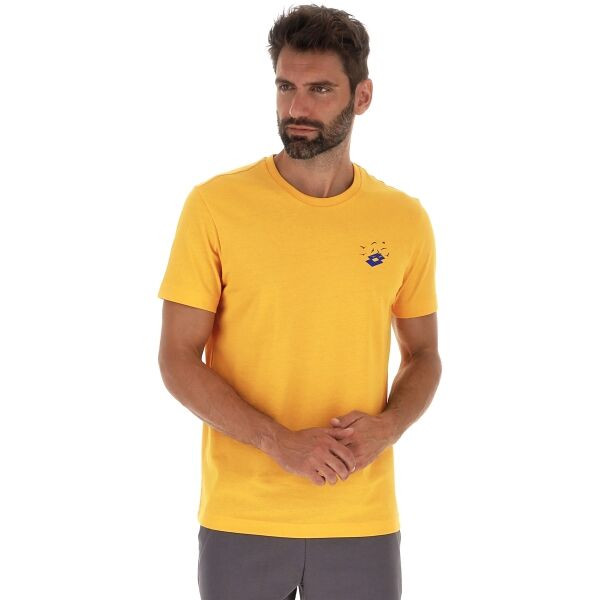 Lotto LOGO FLY TEE Pánské triko, žlutá, velikost