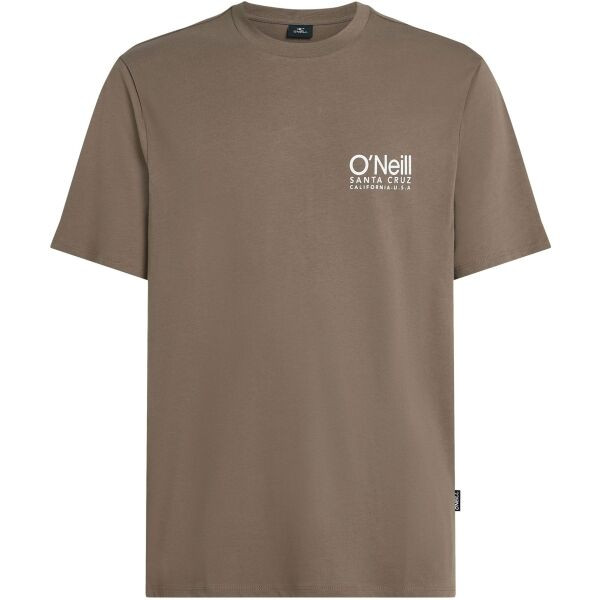 O'Neill ORIGINAL CALI LOGO Pánské tričko, hnědá, velikost