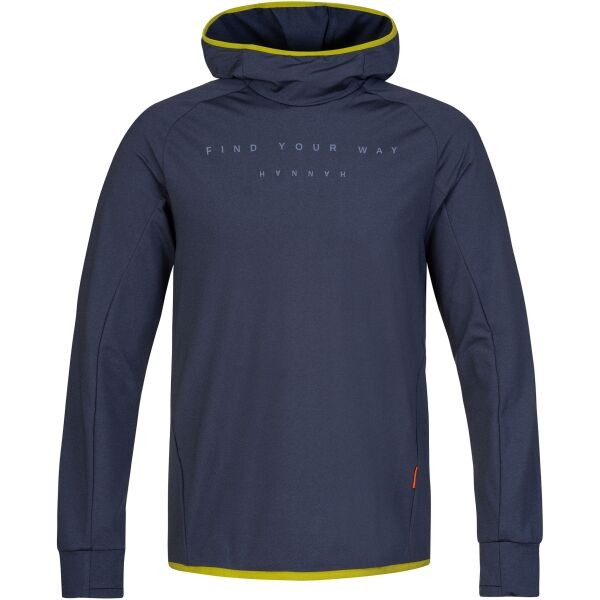 Hannah THONY HOODY Pánská mikina, tmavě modrá, velikost