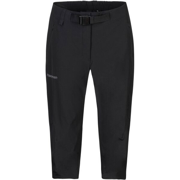 Hannah ATTA CAPRI 3/4 Dámské 3/4 kalhoty, černá, velikost