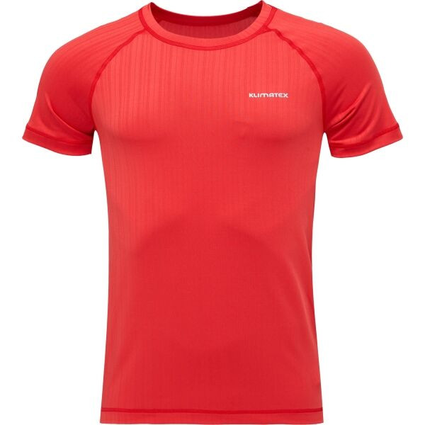 Klimatex BENTO Pánské funkční triko, červená, velikost