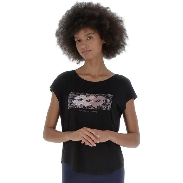 Lotto TROPICAL TEE III Dámské triko, černá, velikost