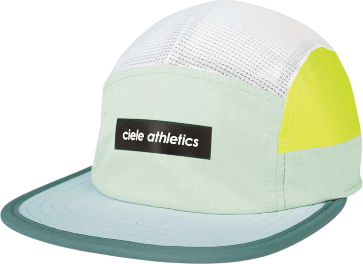 Kšiltovka Ciele GOCap - Field - Iconic Bar - Dusty Turquoise/White