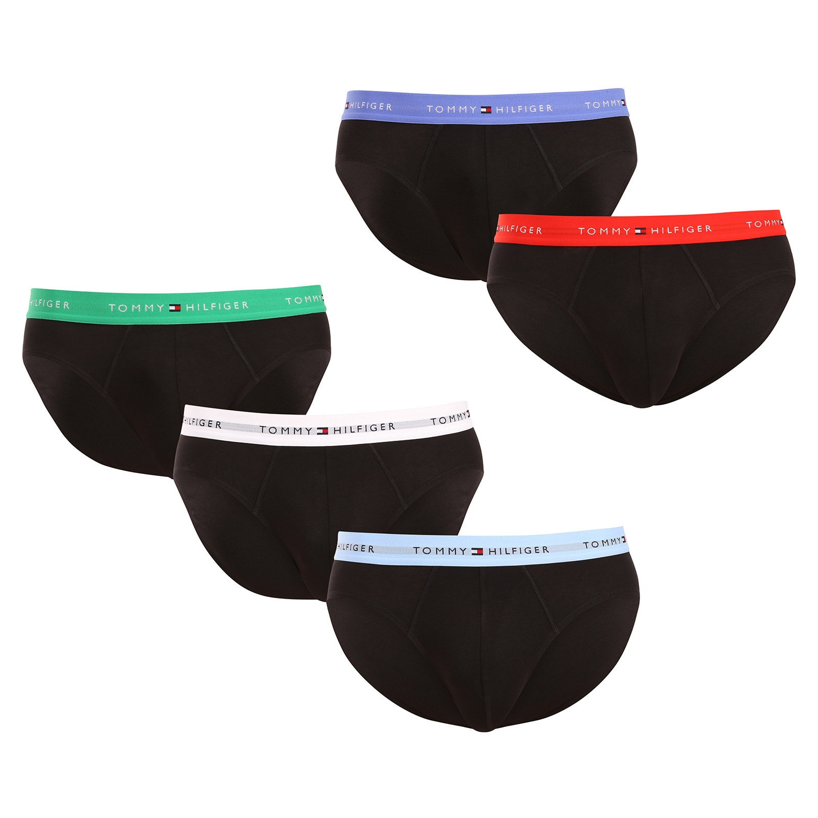 5PACK pánské slipy Tommy Hilfiger černé (UM0UM03386 0WT) XXL