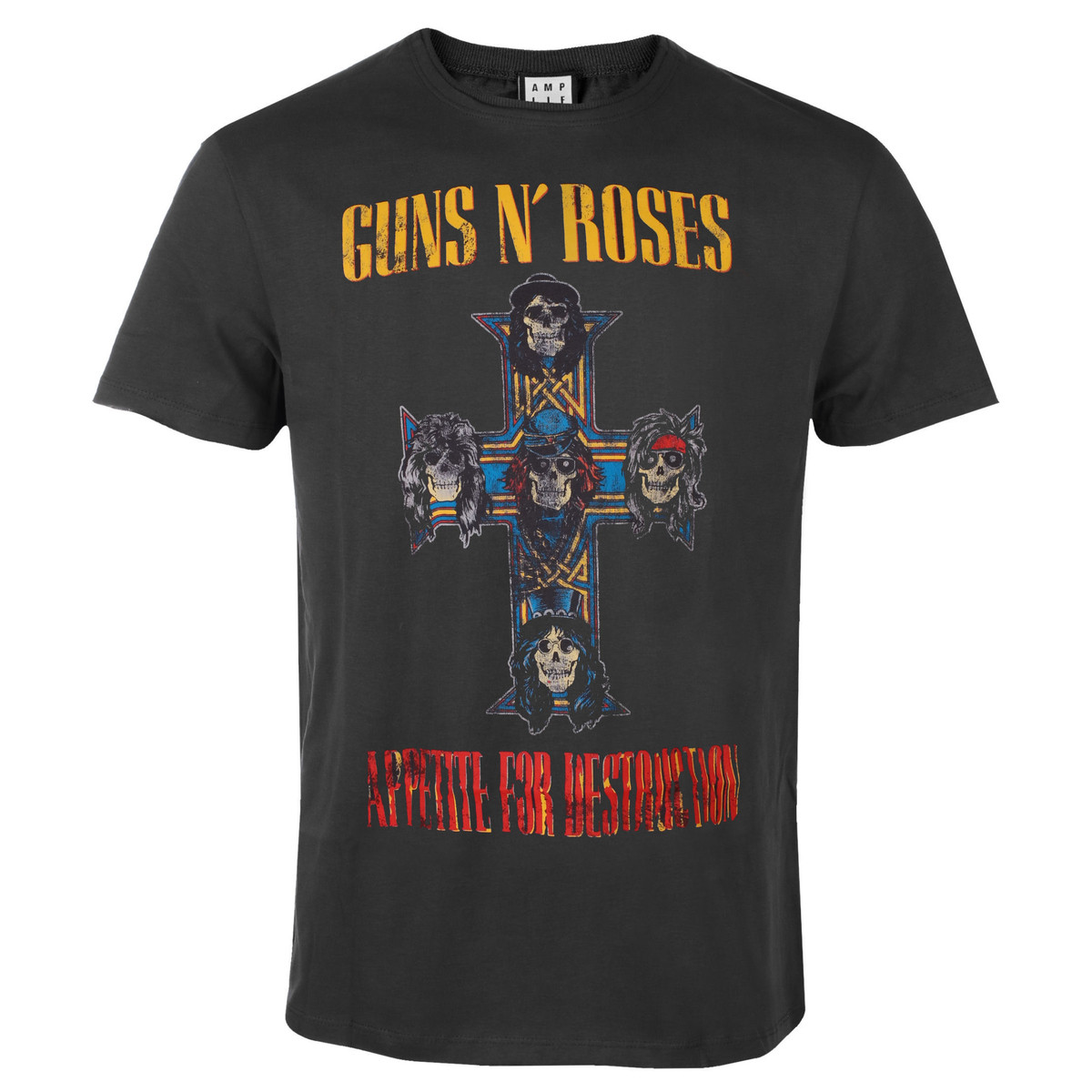 Tričko metal pánské Guns N' Roses - Appetite For Destruction Tour - AMPLIFIED - ZAVE210APP S