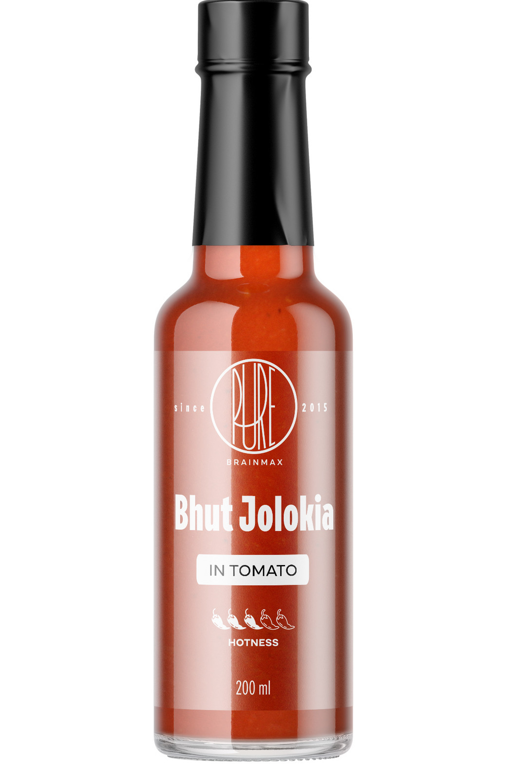 Pálivá rajčatová omáčka s chilli papričkou Bhut Jolokia