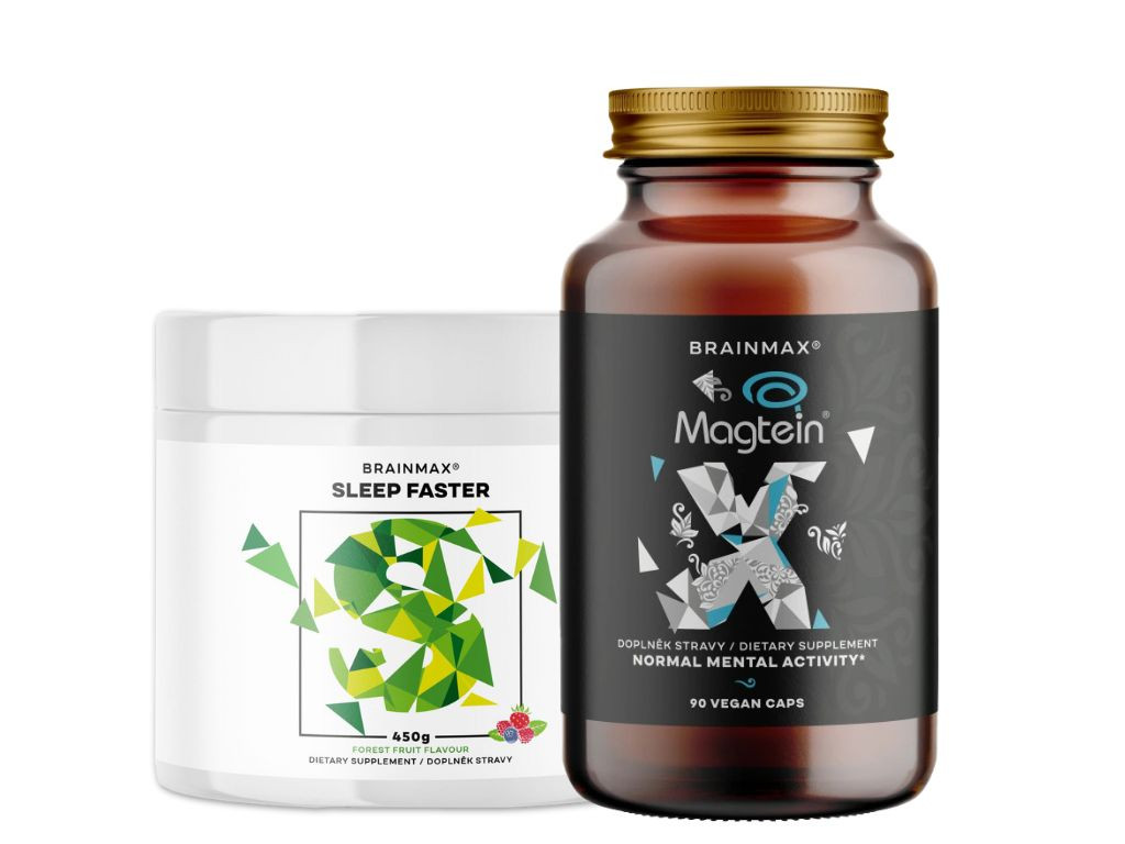 Sada doplňků stravy pro podporu spánku