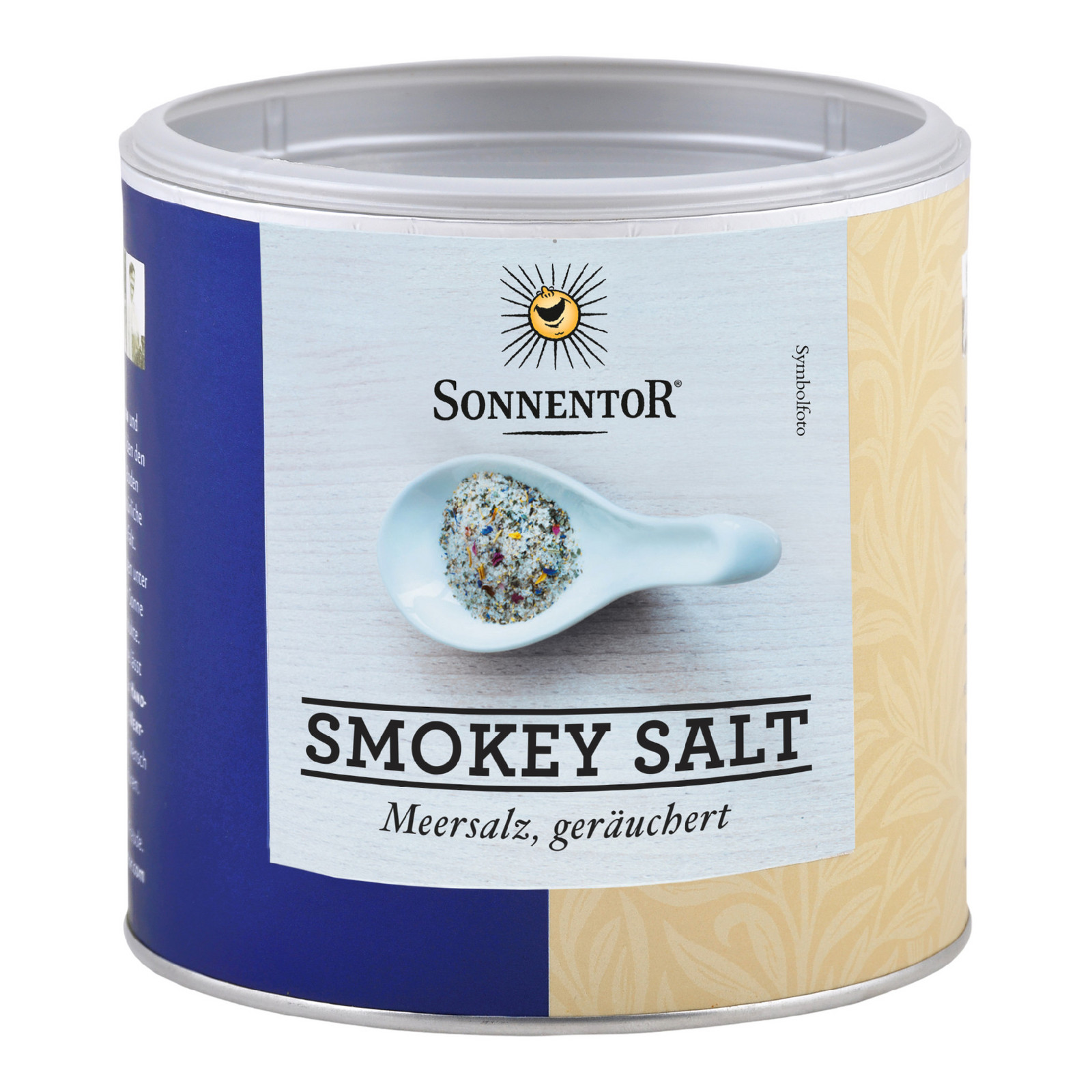 Sonnentor Smokey Salt, zauzená mořská sůl, 560 g