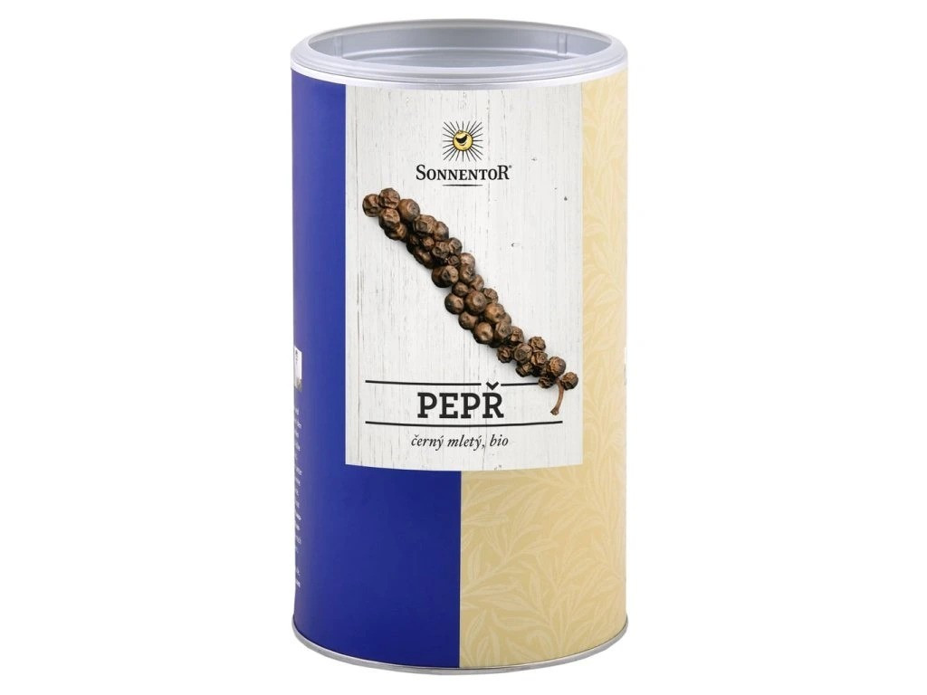 Sonnentor Pepř černý mletý, BIO, 500 g