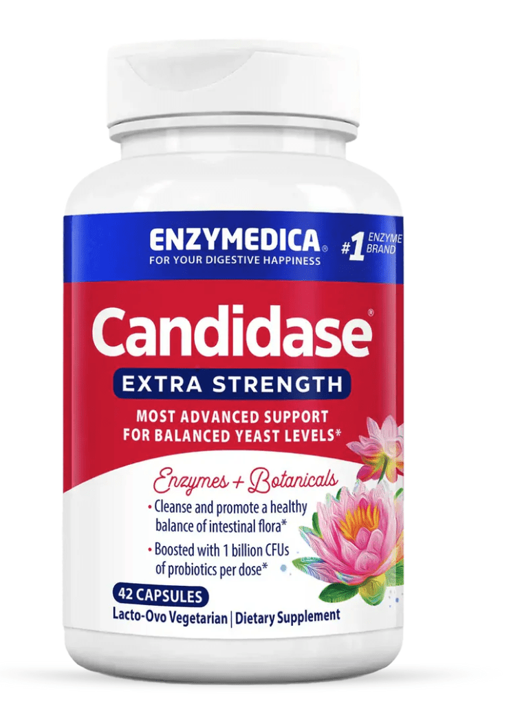 Enzymedica Candidase Extra Strenght, podpora močových cest, 42 kapslí