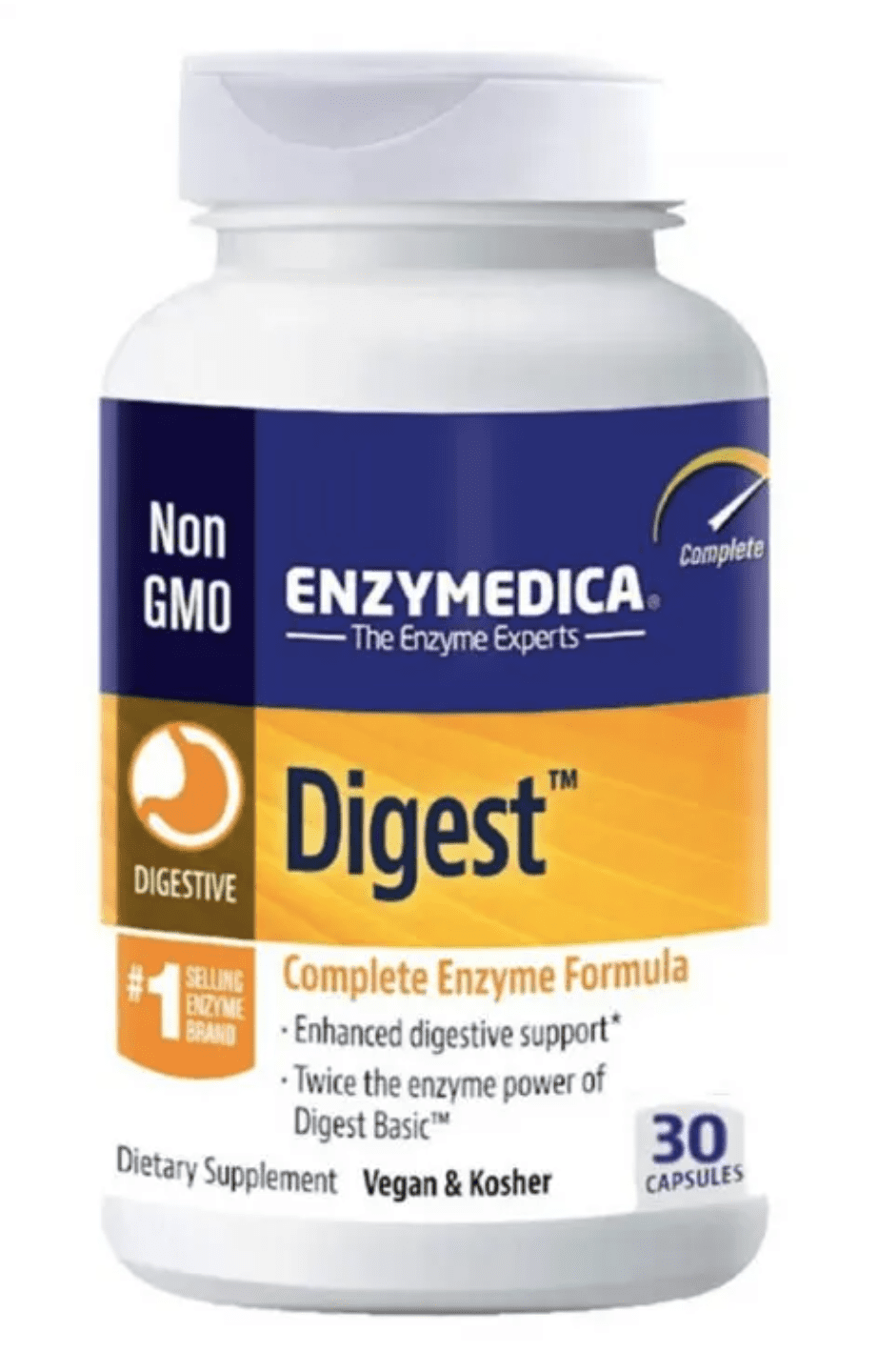 Enzymedica Digest, Trávící enzymy, 30 kapslí