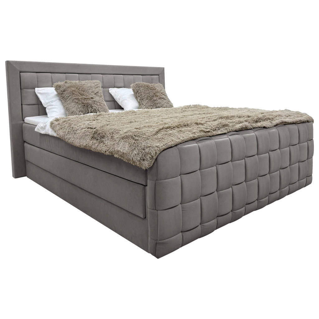 Livetastic POSTEL BOXSPRING, 180/200 cm, textil, barvy grafitu