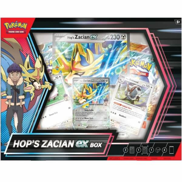 Pokémon Hop's Zacian ex Box