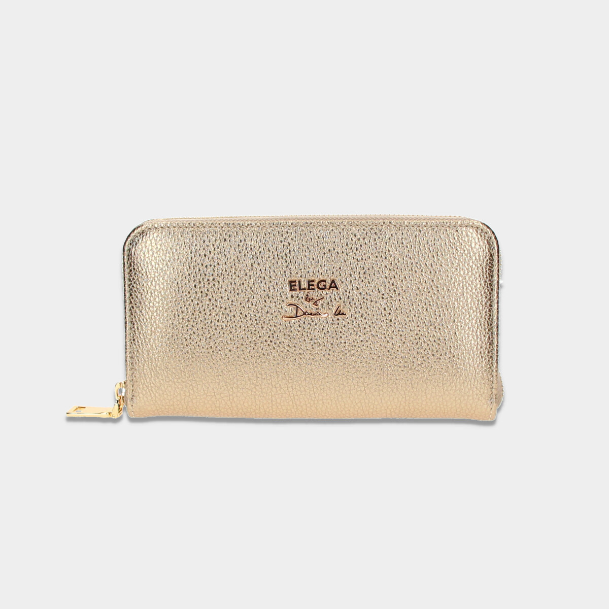 ELEGA by Dana M Velká zipová peněženka by Dana M. zlatá