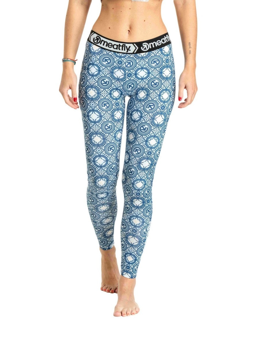 Dámské termo kalhoty meatfly taro modrá xs