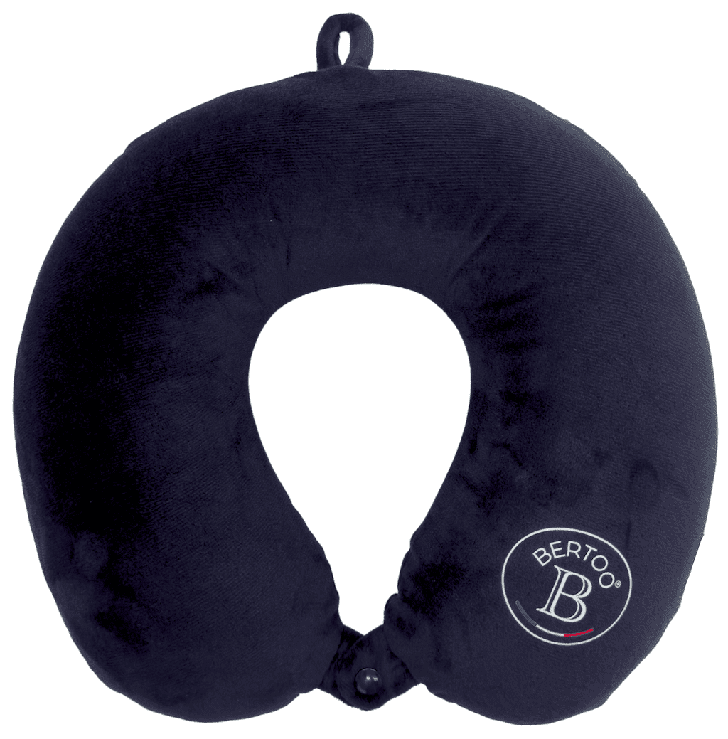 Cestovní polštář bertoo s paměťovou pěnou - černý uni