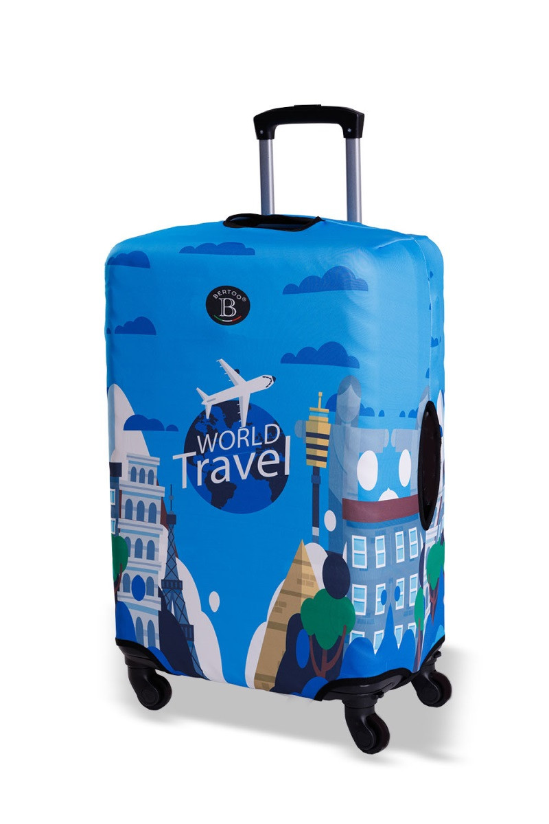 Obal na cestovní kufr bertoo - travel the world l
