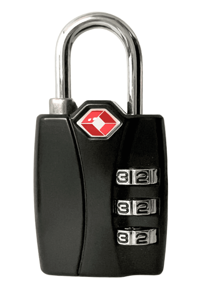 Visací zámek tsa černý uni